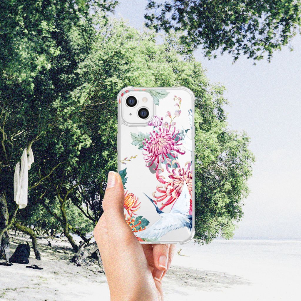 Apple iPhone 14 Plus Case Anti-shock Bird Flowers B2C Telecom