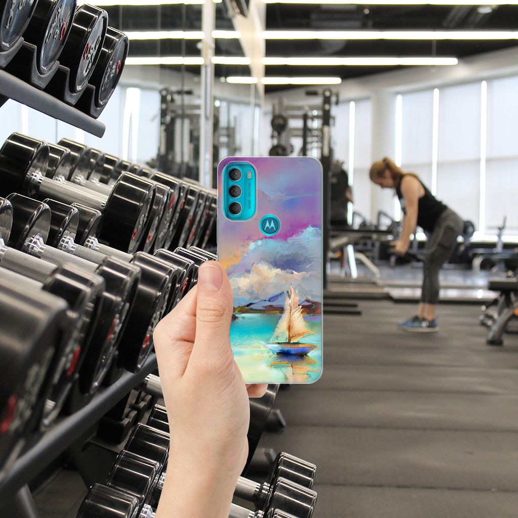 Hoesje maken Motorola Moto G71 5G Boat B2C Telecom
