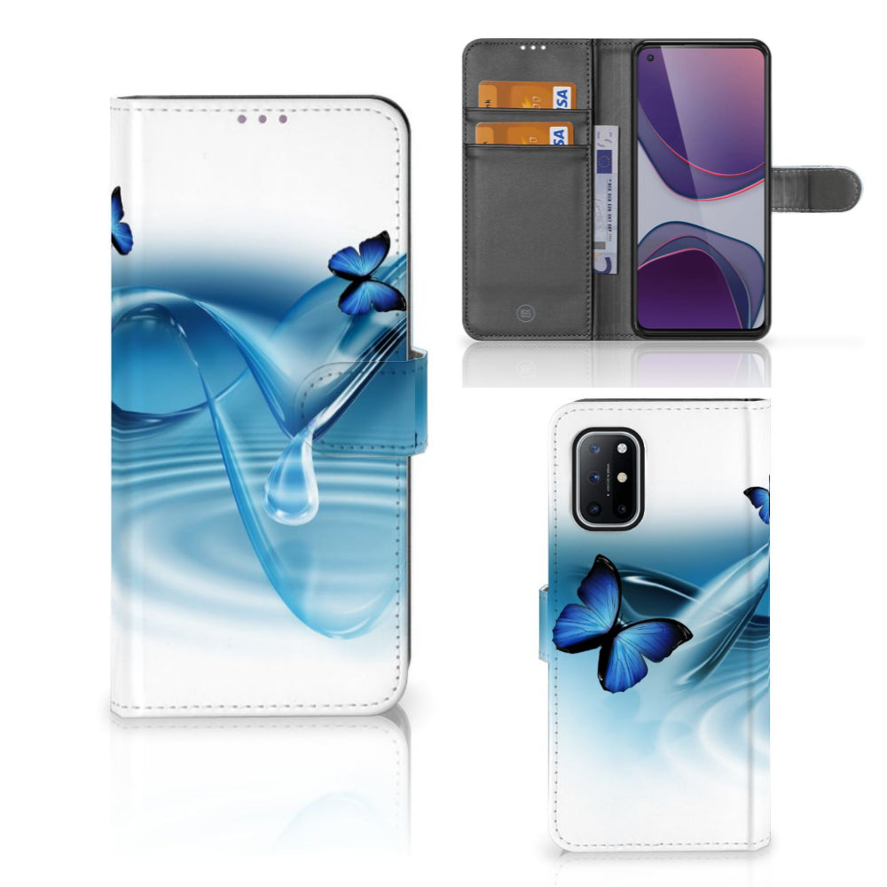OnePlus 8T Telefoonhoesje met Pasjes Vlinders