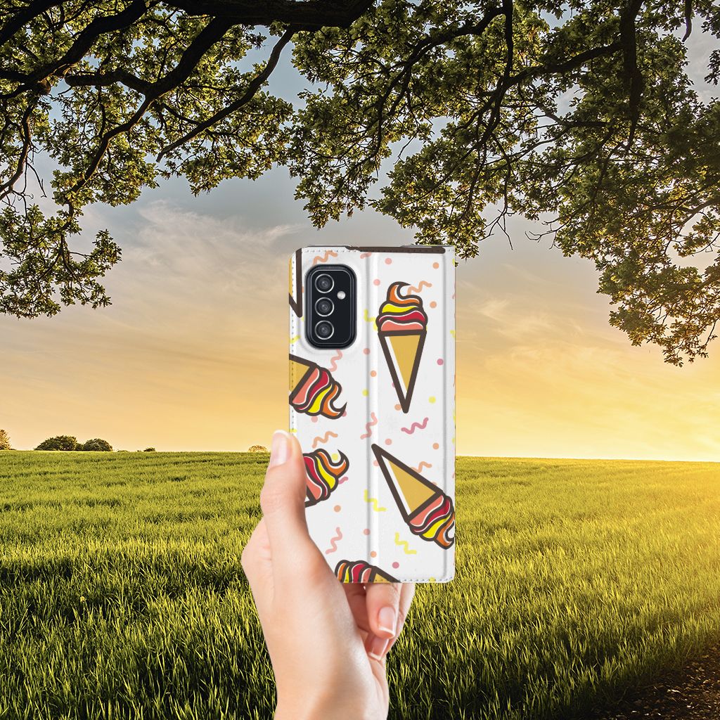 Samsung Galaxy M52 Flip Style Cover Icecream - B2C Telecom