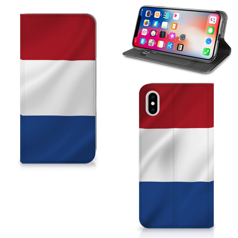 Apple iPhone Xs Max Standcase Nederlandse Vlag