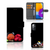 Samsung Galaxy M52 Wallet Case met Pasjes Sports met sport accessoires zoals basketballen, bokshandschoenen en meer.