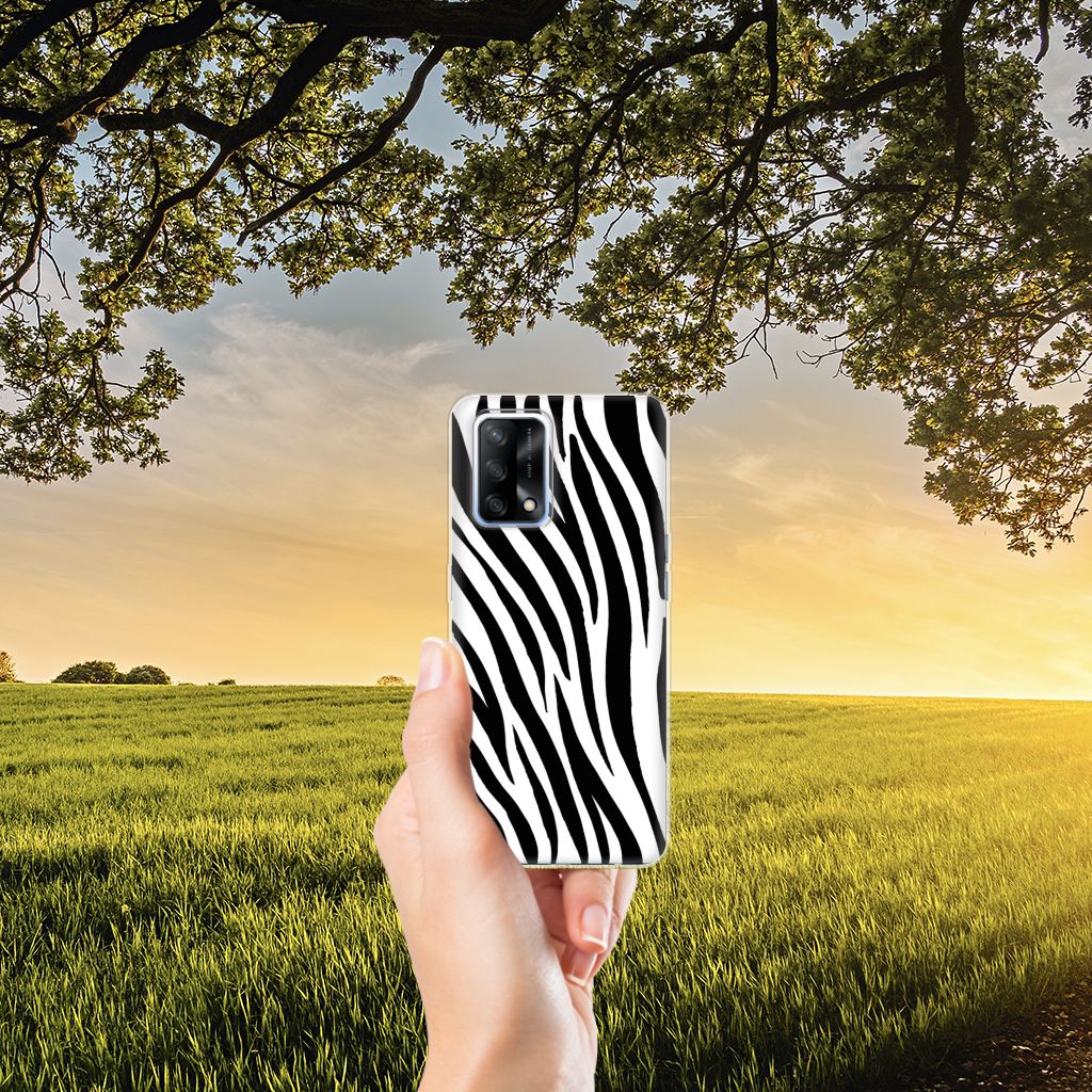 OPPO A74 4G TPU Hoesje Zebra B2C Telecom