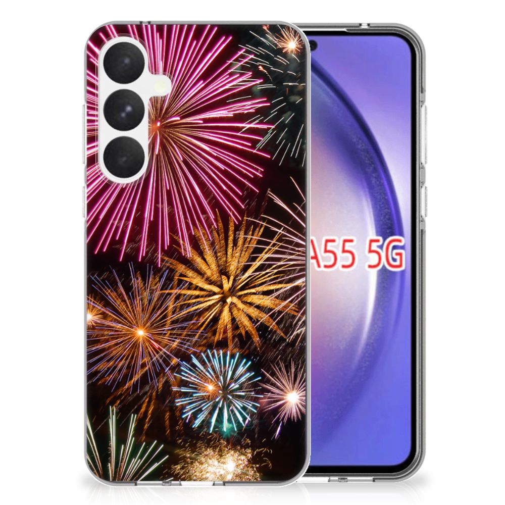 Samsung Galaxy A55 Silicone Back Cover Vuurwerk