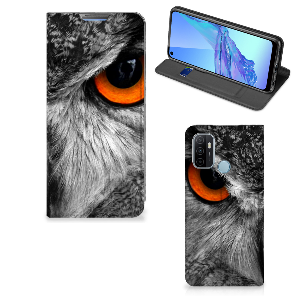 OPPO A53 | A53s Hoesje maken Uil - B2C Telecom
