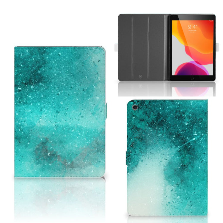 Painting Blue - collage met voor-, achter- en binnenkant