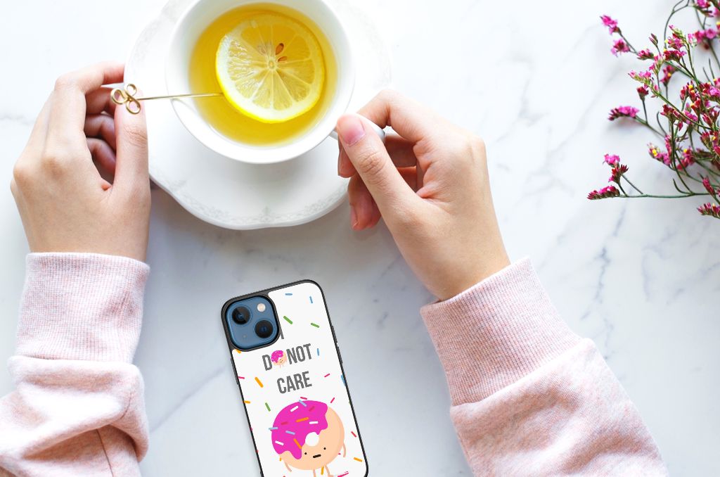 Apple iPhone 13 mini Back Cover Hoesje Donut Roze B2C Telecom