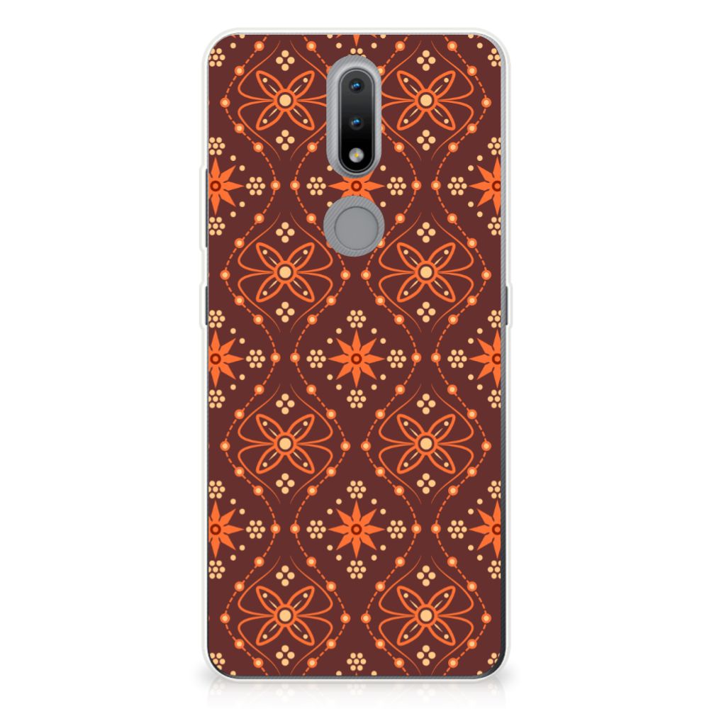 Nokia 2.4 TPU bumper Batik Brown