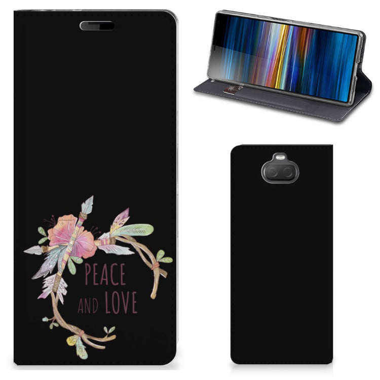 Sony Xperia 10 Magnet Case Boho Text