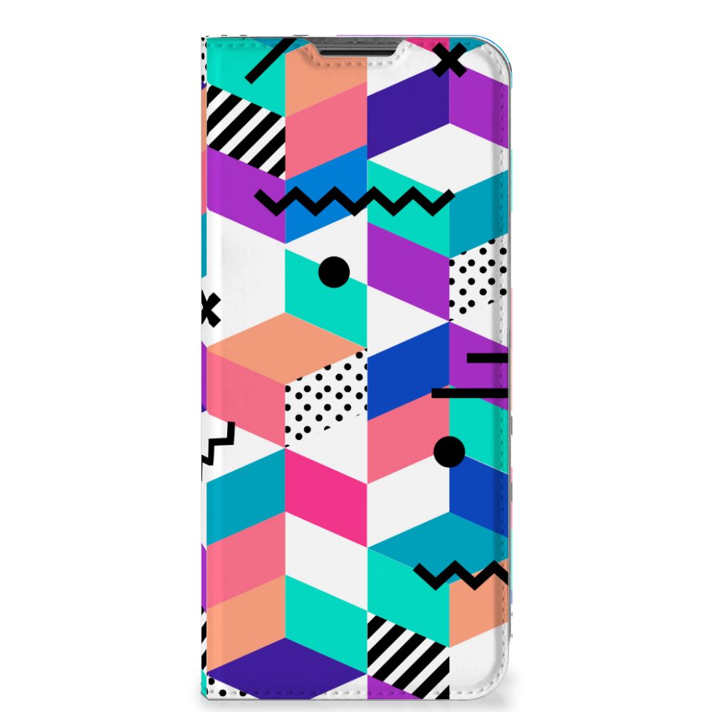 Nokia G50 Stand Case Blokken Kleurrijk - B2C Telecom