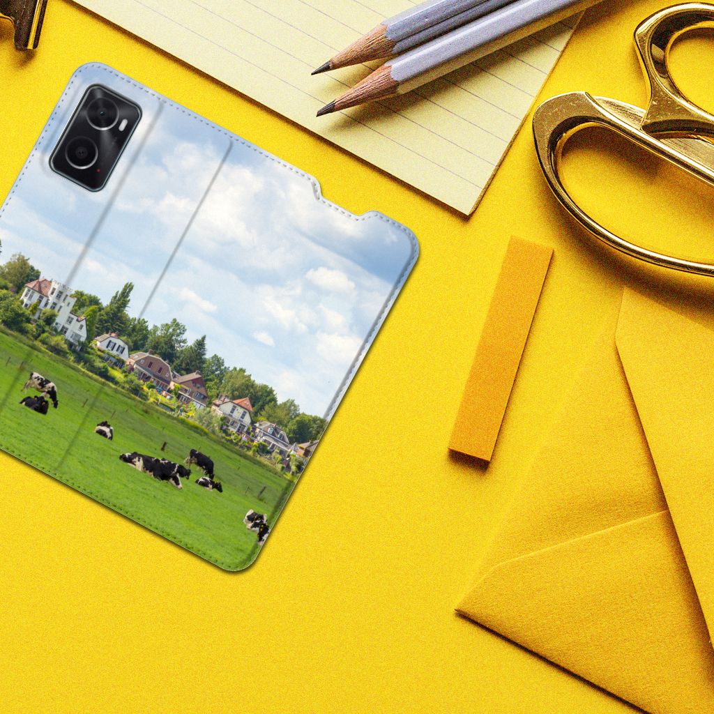 OPPO A96 | A76 Hoesje maken Koeien - B2C Telecom