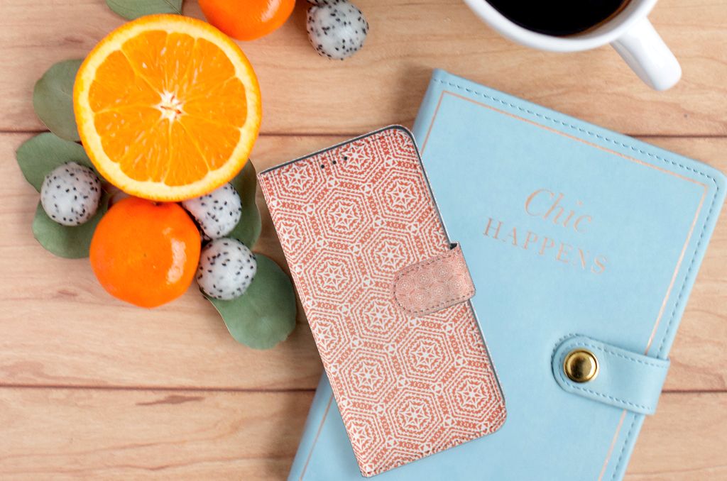 OPPO A91 | Reno3 Telefoon Hoesje Pattern Orange