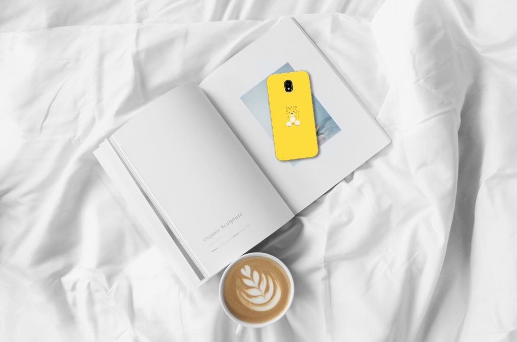 Samsung Galaxy J3 2017 Telefoonhoesje met Naam Baby Leopard