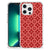 iPhone 13 Pro Max Doorzichtige Silicone Hoesje Batik Rood - B2C Telecom
