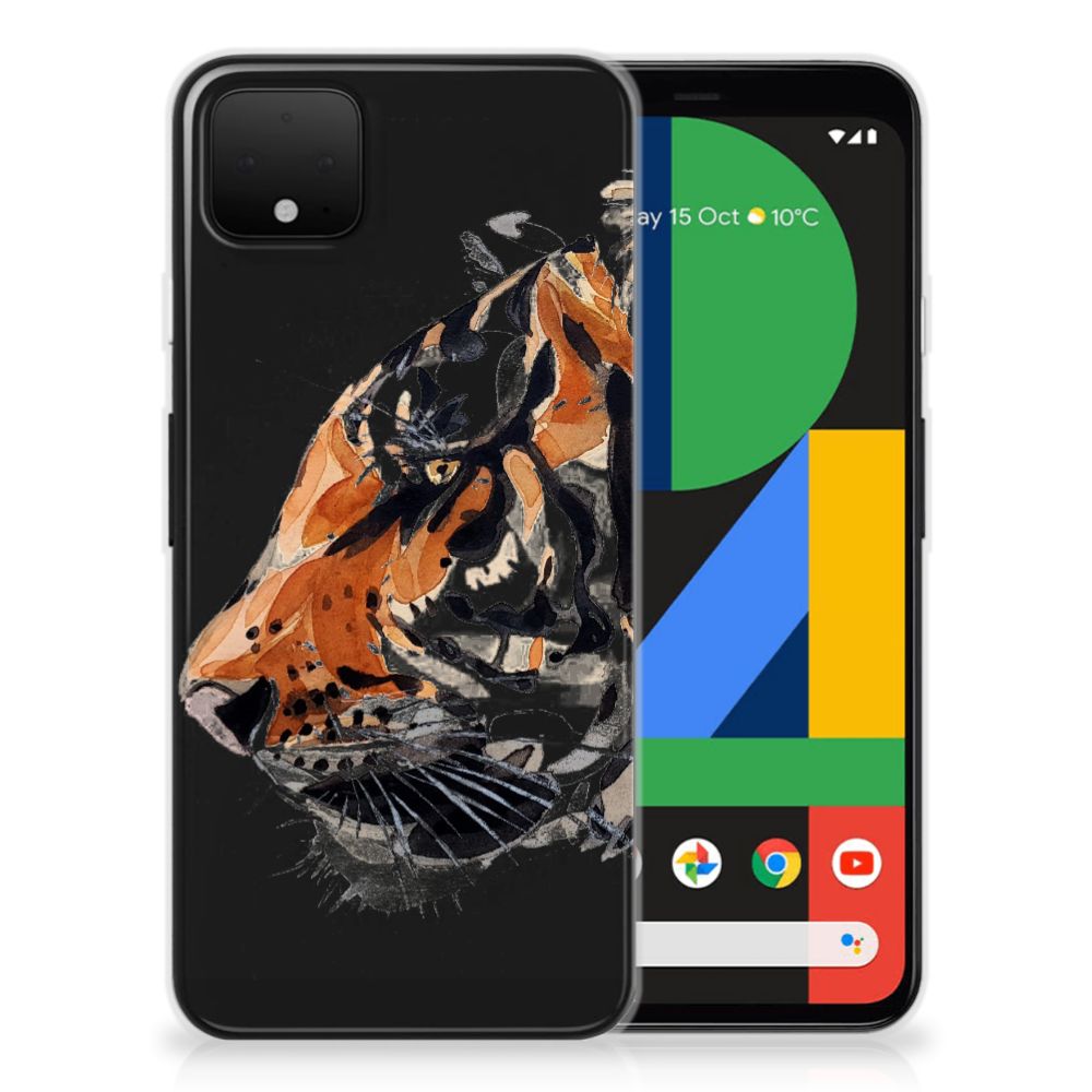 Hoesje maken Google Pixel 4 XL Watercolor Tiger
