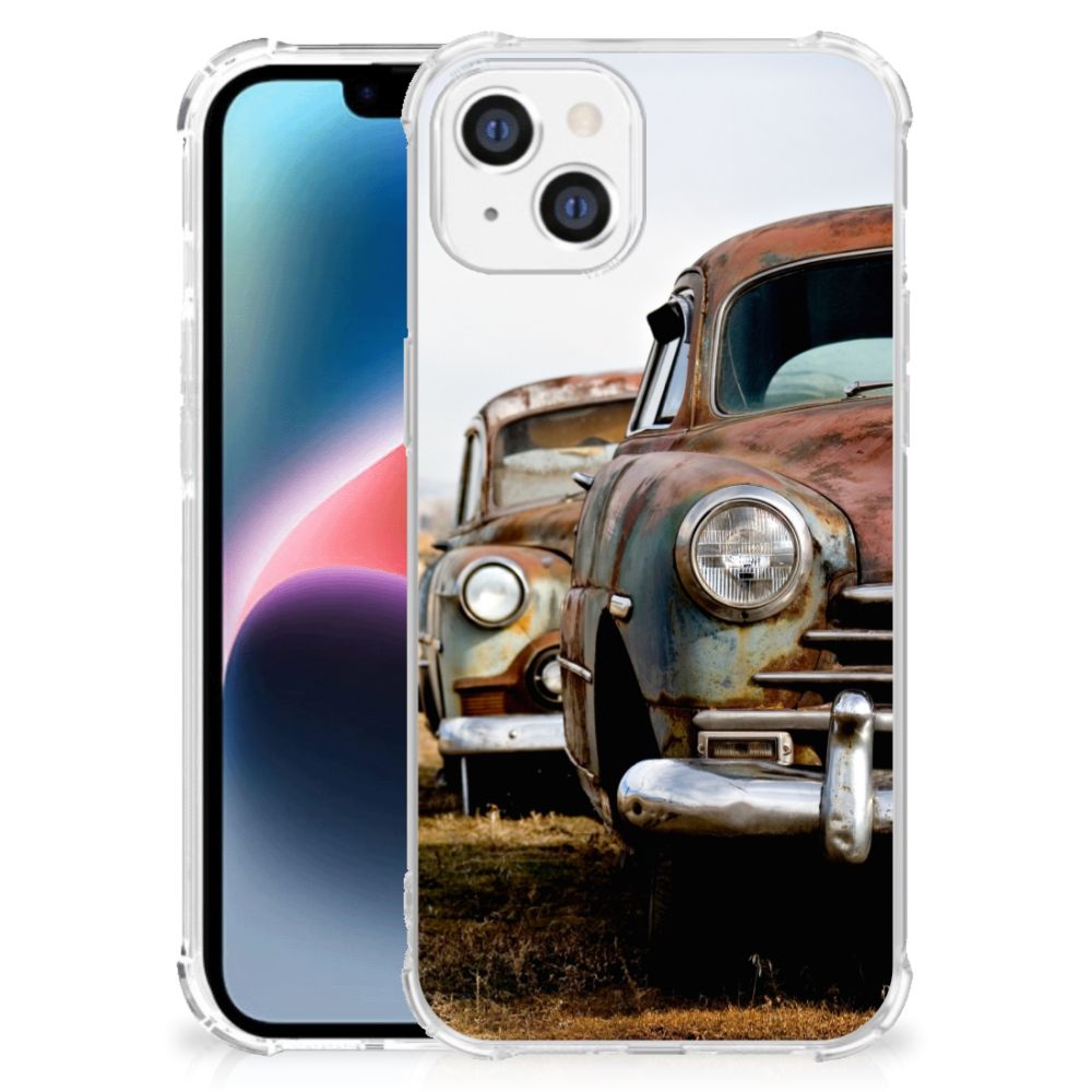 Apple iPhone 14 Plus Anti-shock Hoesje met foto Vintage Auto