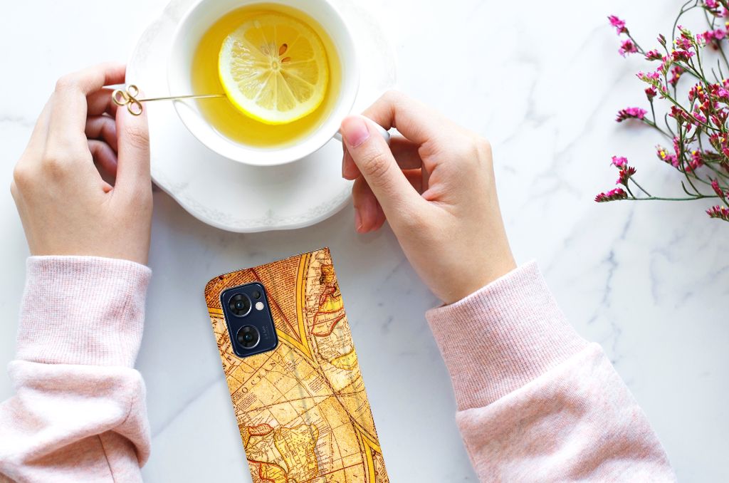 OPPO Find X5 Lite | Reno7 5G Book Cover Kompas - B2C Telecom