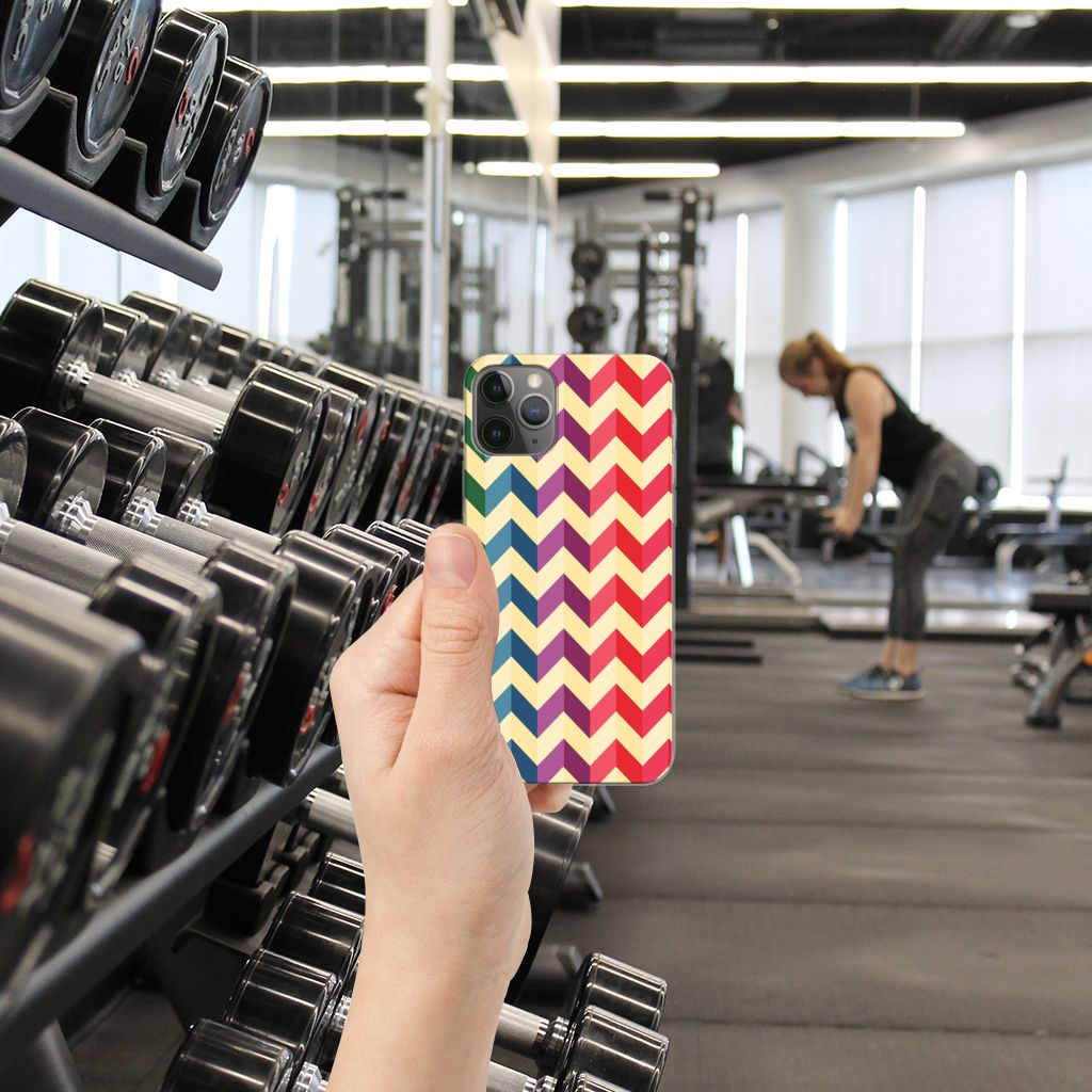 Apple iPhone 11 Pro TPU bumper Zigzag Multi Color