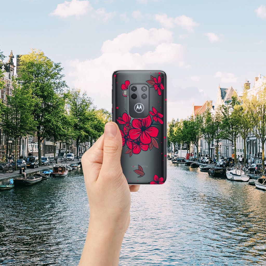 Motorola One Zoom TPU Case Blossom Red