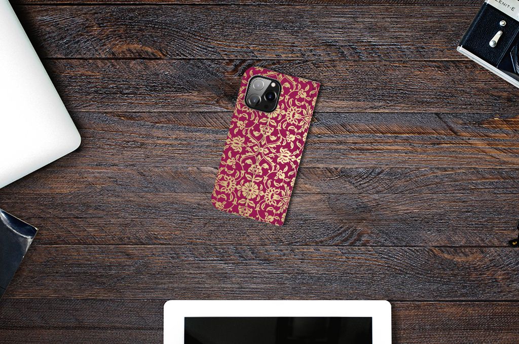 Telefoon Hoesje iPhone 14 Pro Max Barok Pink