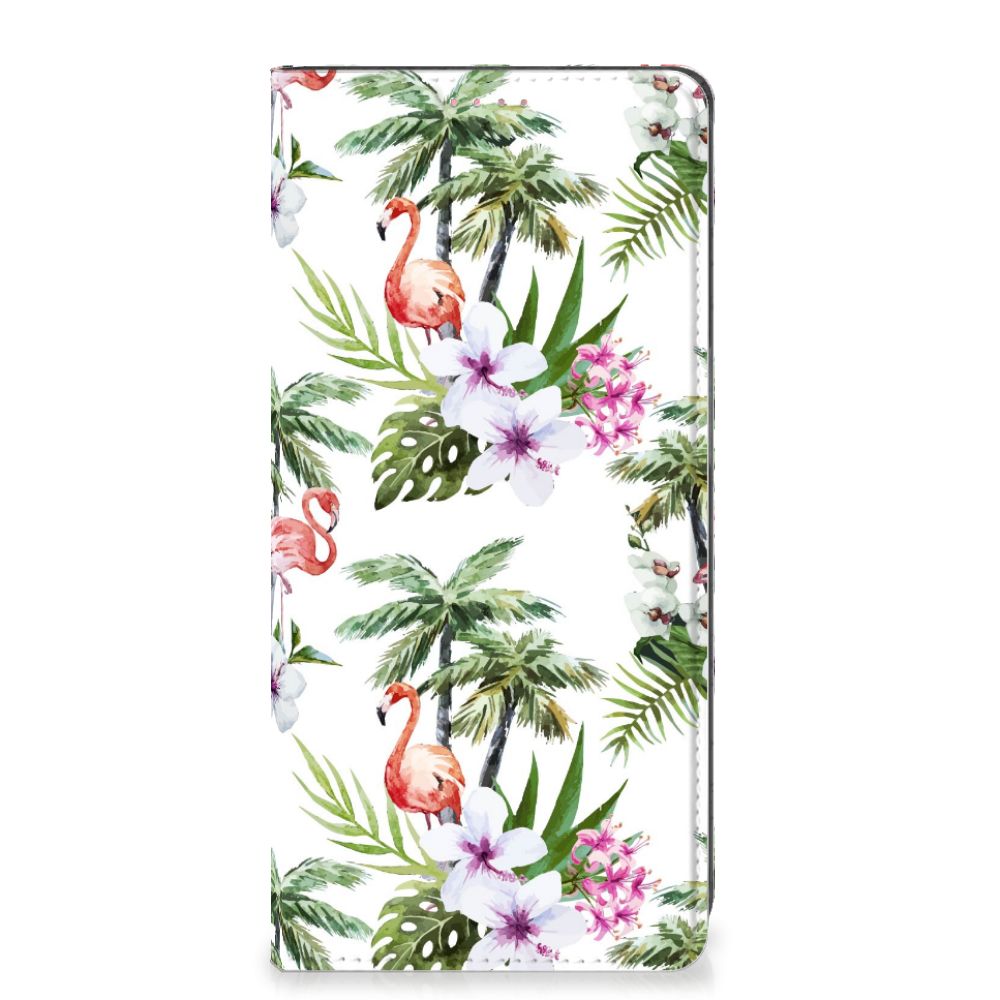 OPPO A54 5G | A74 5G | A93 5G Hoesje maken Flamingo Palms - B2C Telecom