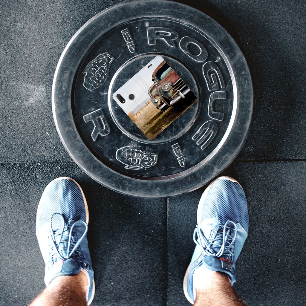 Huawei P Smart Plus Stand Case Vintage Auto