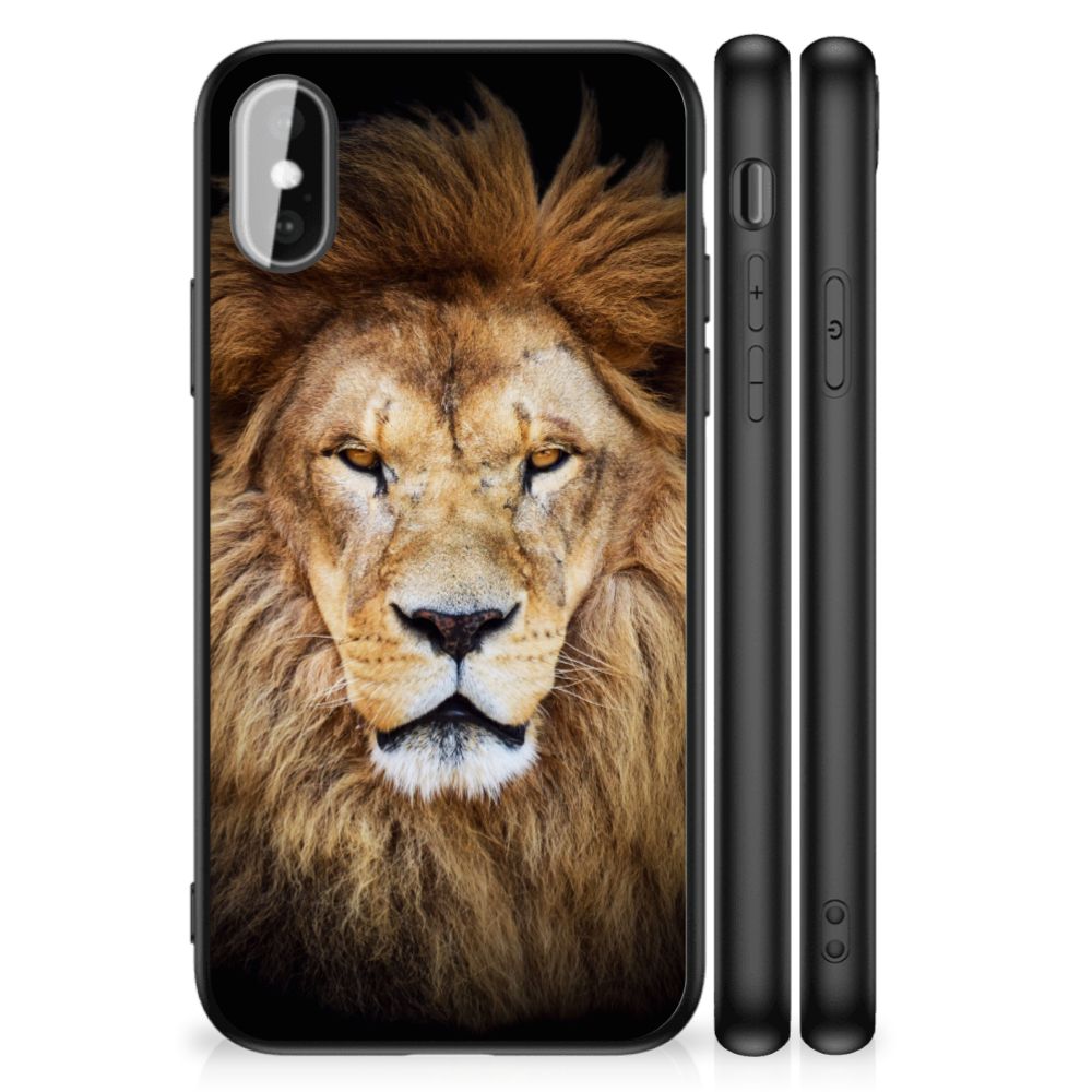 iPhone X | Xs Dierenprint Telefoonhoesje Leeuw B2C Telecom