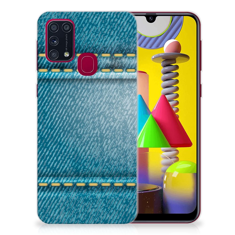 Samsung Galaxy M31 Silicone Back Cover Jeans B2C Telecom
