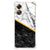 OPPO A17 Anti-Shock Hoesje Marmer Wit Zwart - Origineel Cadeau Man B2C Telecom