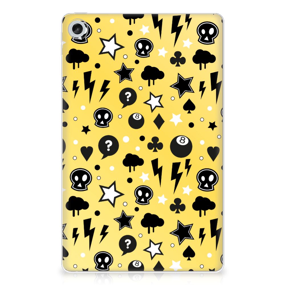 Tablet BackCover Lenovo Tab M10 Plus (3e generatie) Punk Geel - B2C Telecom