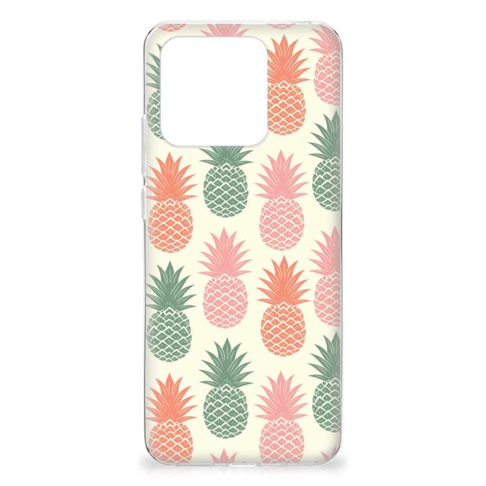 Xiaomi Redmi 10C Siliconen Case Ananas