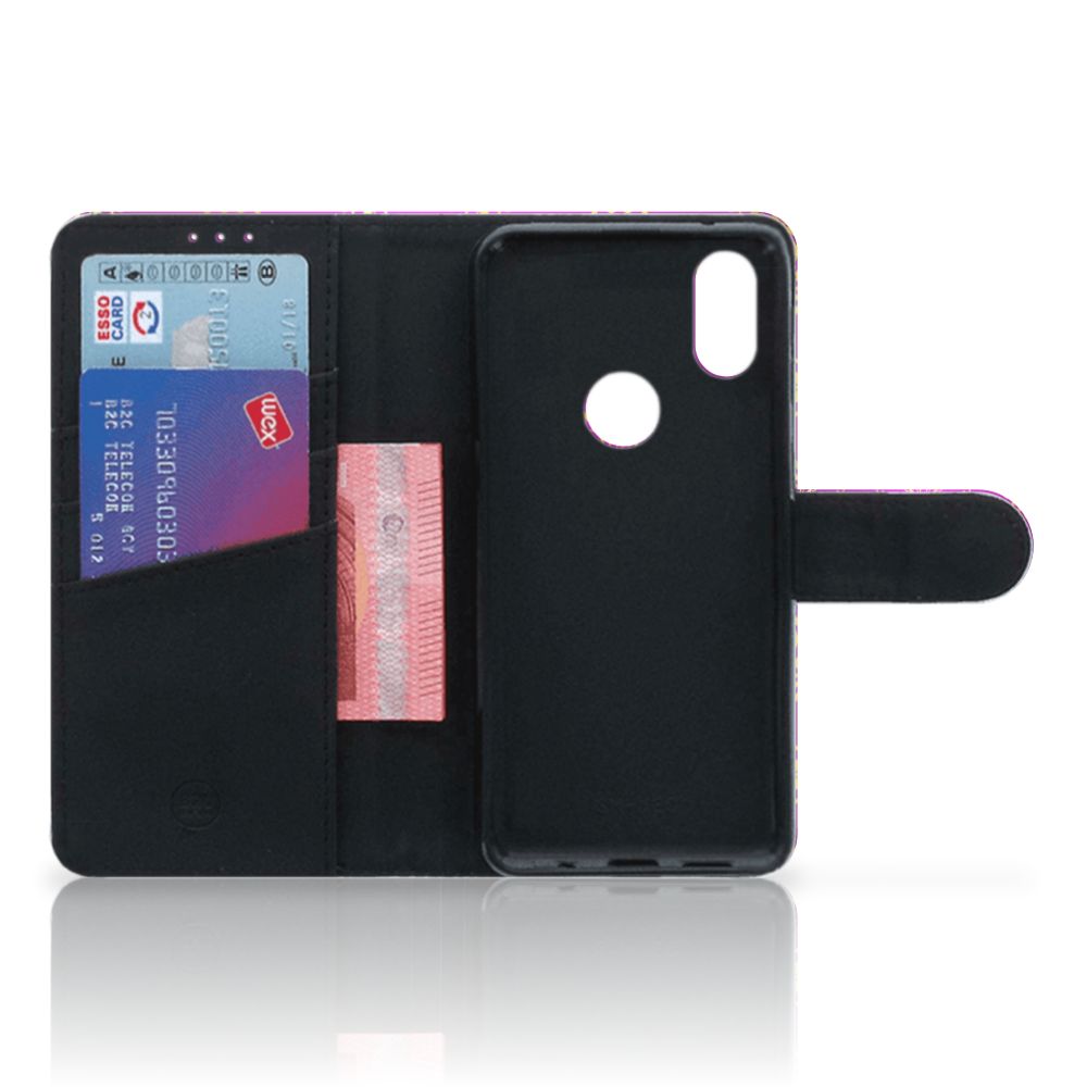 Wallet Case Xiaomi Mi Mix 2s Barok Roze
