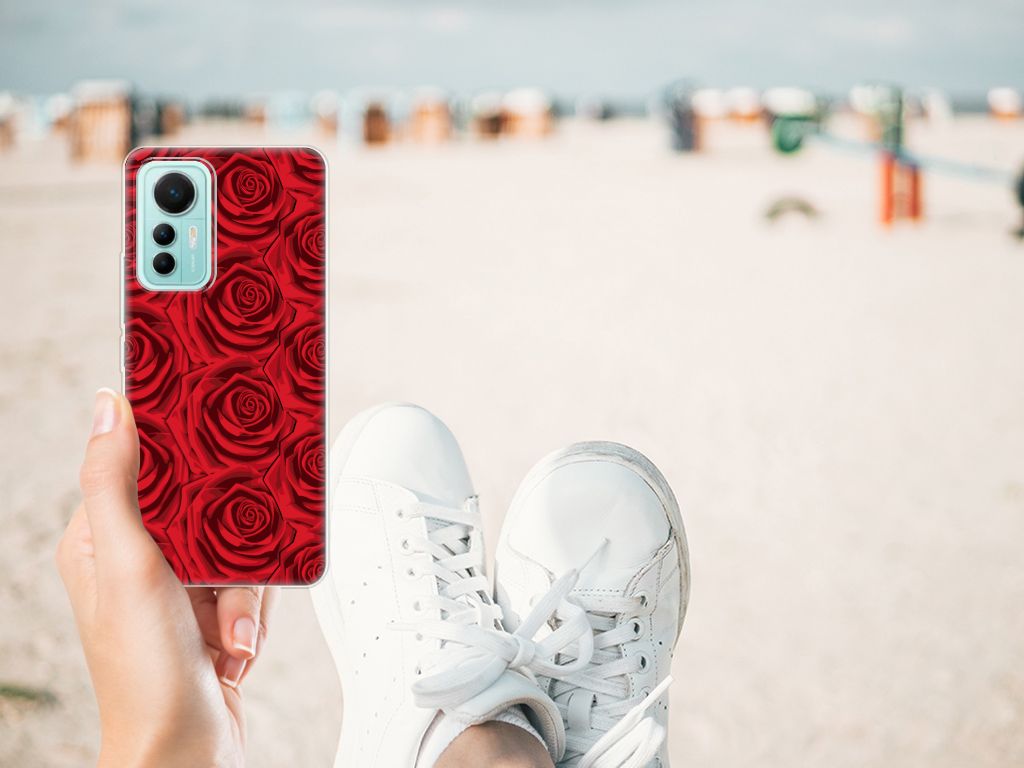 Xiaomi 12 Lite TPU Case Red Roses B2C Telecom