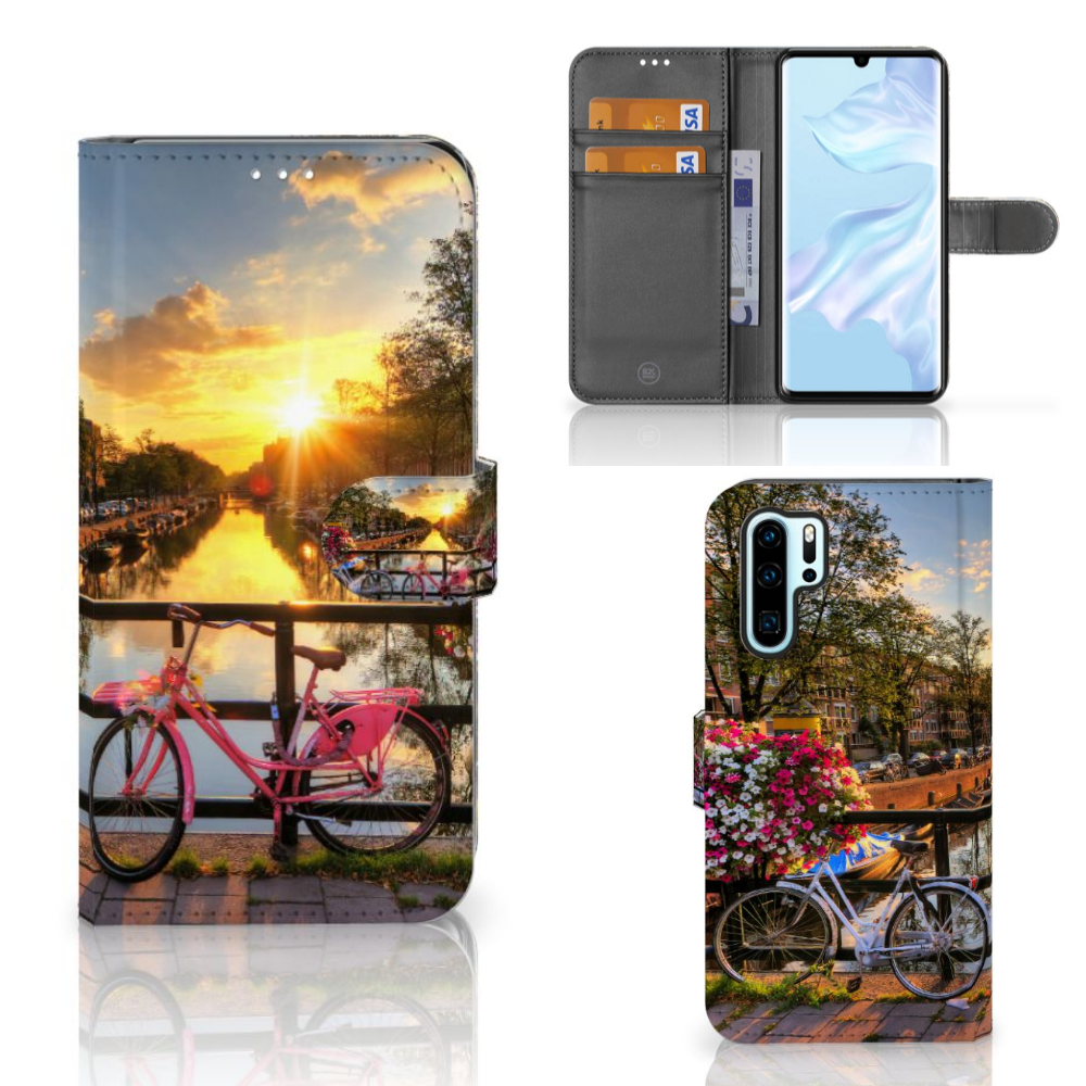 Huawei P30 Pro Flip Cover Amsterdamse Grachten