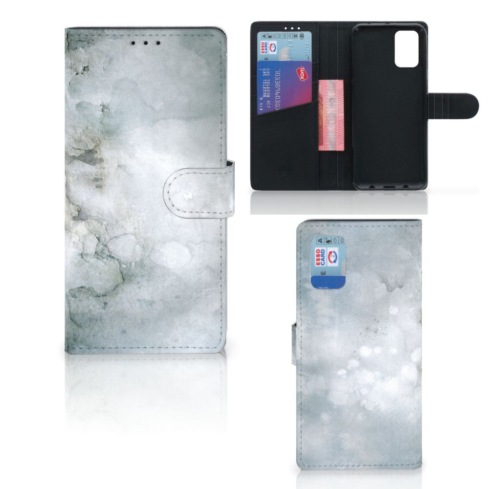 Hoesje Samsung Galaxy A02s | M02s Painting Grey