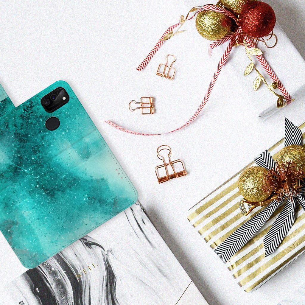 Hoesje Samsung Galaxy M21 | M30s Painting Blue
