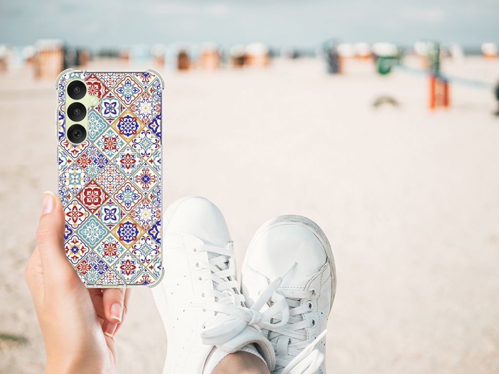 Samsung Galaxy A35 Anti-Shock Hoesje Tiles Color B2C Telecom