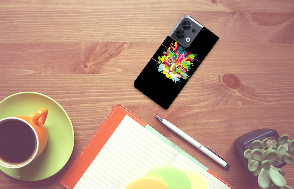 OPPO Reno8 Magnet Case Cat Color - B2C Telecom