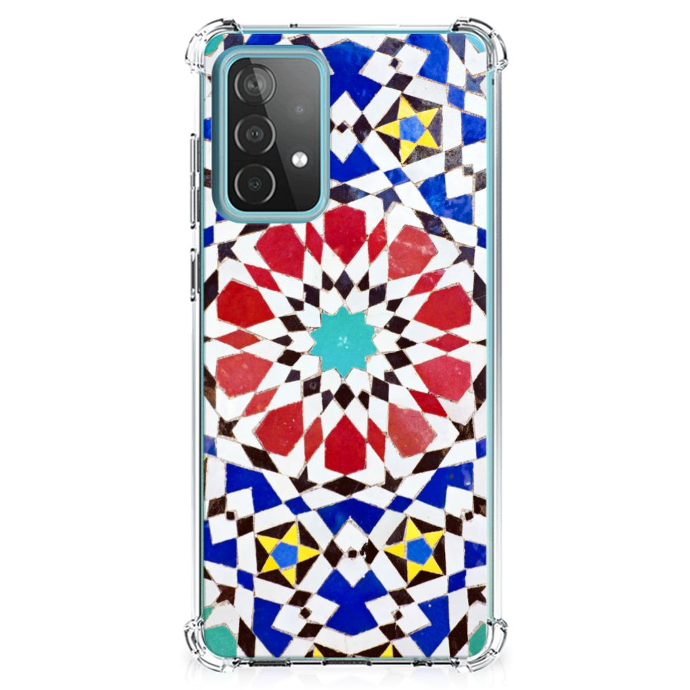 Samsung Galaxy A52 4G/5G Anti-Shock Hoesje Mozaïek - B2C Telecom