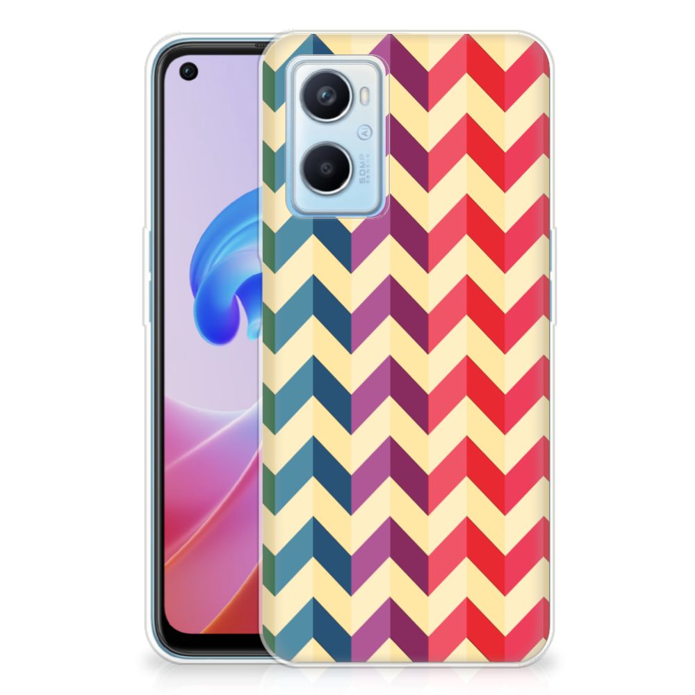 OPPO A96 | OPPO A76 TPU bumper Zigzag Multi Color B2C Telecom