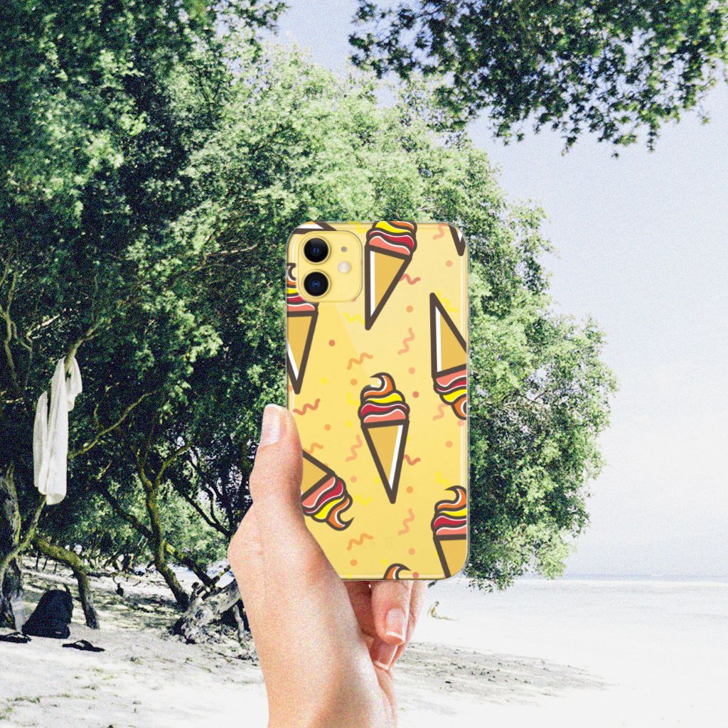 Apple iPhone 11 Siliconen Case Icecream