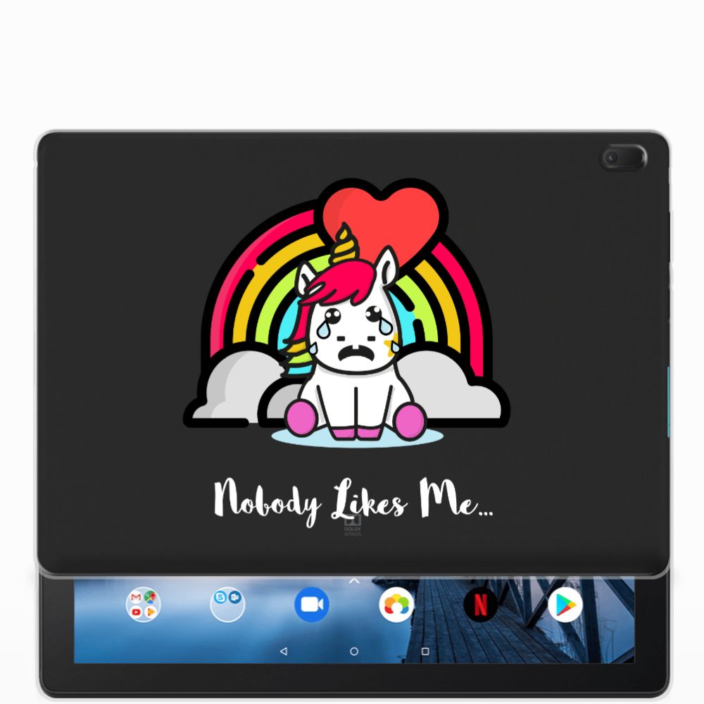 Lenovo Tab E10 Tablet Back Cover Unicorn Nobody