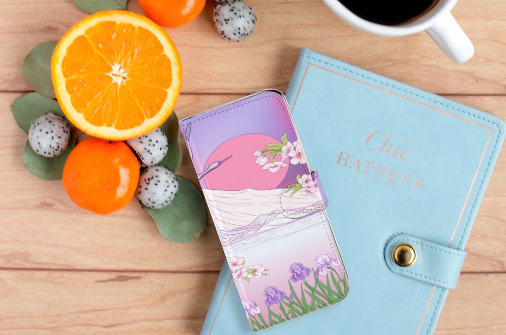 Samsung Galaxy A51 Telefoonhoesje met Pasjes Bird Flying