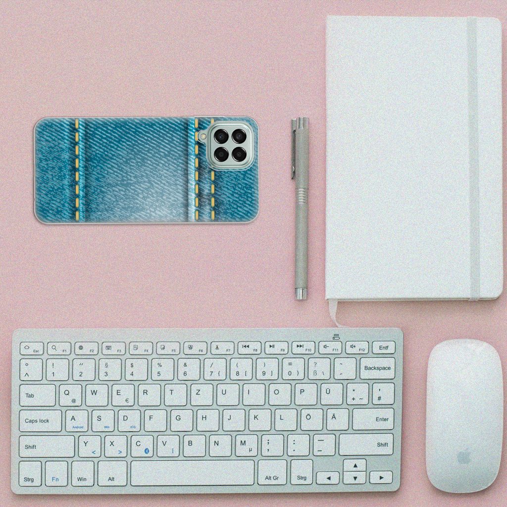 Samsung Galaxy M33 Silicone Back Cover Jeans B2C Telecom