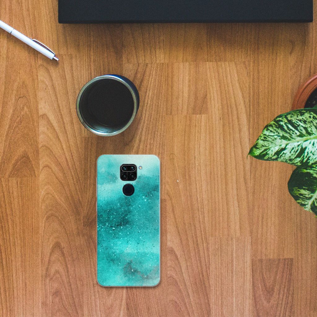 Hoesje maken Xiaomi Redmi Note9 Painting Blue B2C Telecom