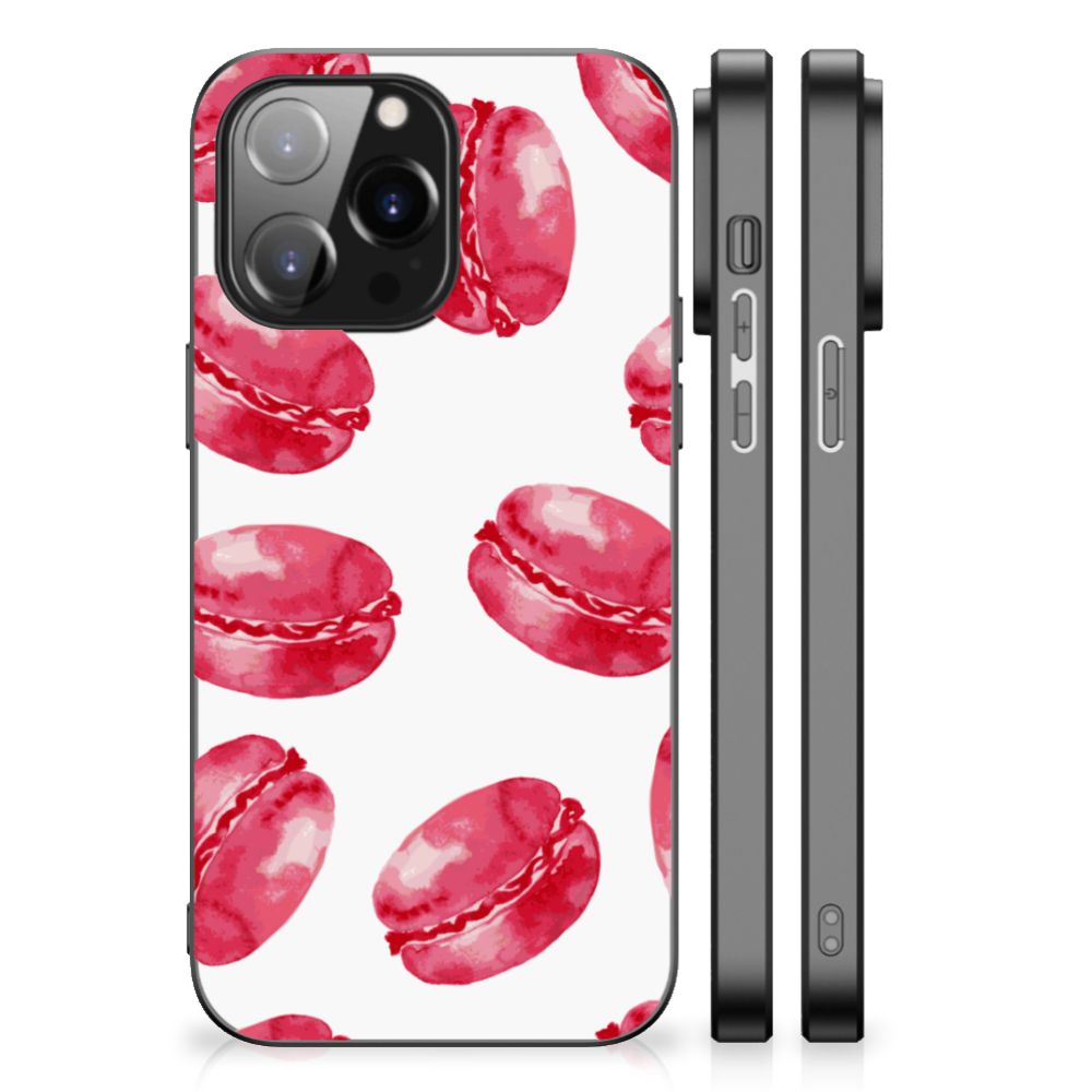 iPhone 14 Pro Max Back Cover Hoesje Pink Macarons