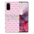 Samsung Galaxy S20 Silicone-hoesje Flowers Pink DTMP
