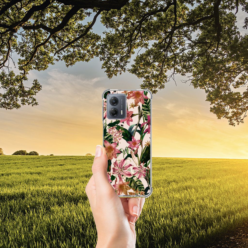 Motorola Moto G53 Case Flowers B2C Telecom