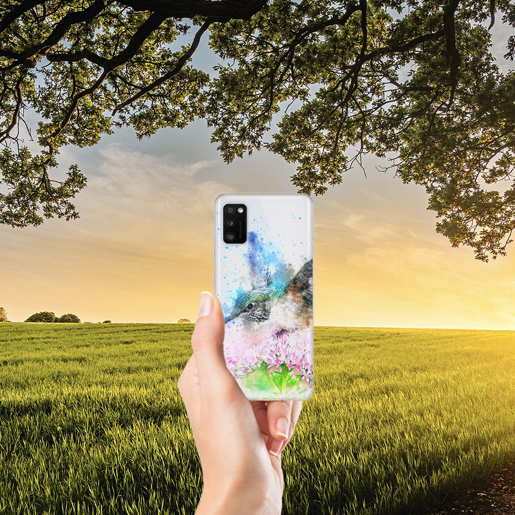 Hoesje maken Samsung Galaxy A41 Vogel B2C Telecom