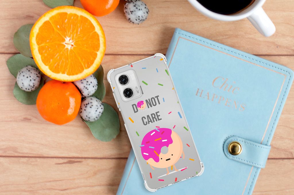 Motorola Moto G73 Beschermhoes Donut Roze B2C Telecom